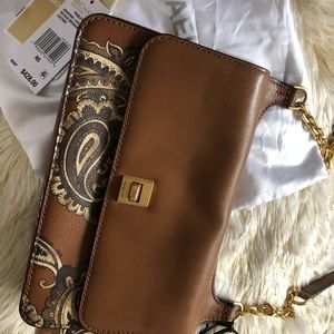 Michael Kors Natalie Paisley Messenger/Crossbody